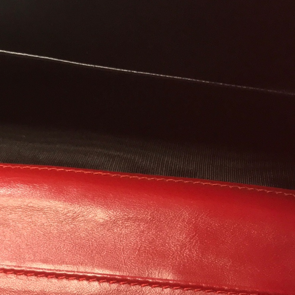 Canvas Gucci wallet blue red leather gold hardware - Picture 7 of 14